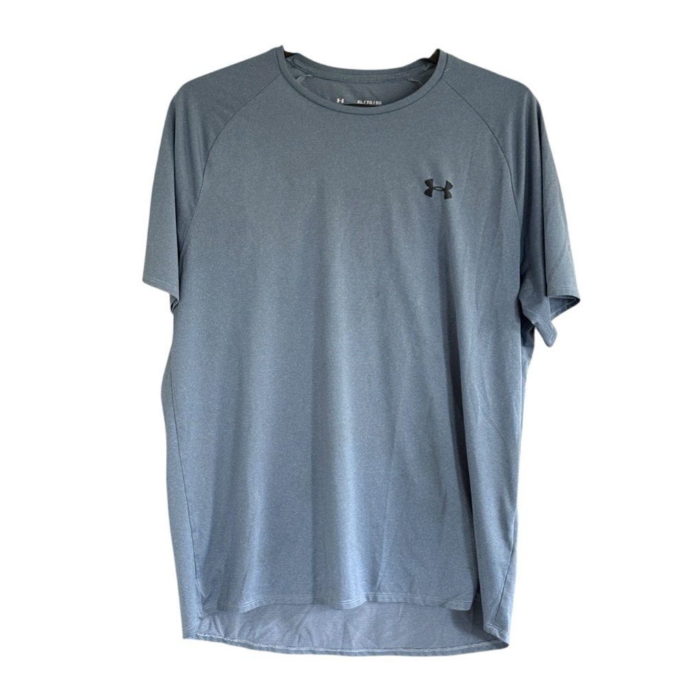 Under Armour Mens The Tech Tee Size XL Blue Short Sleeve